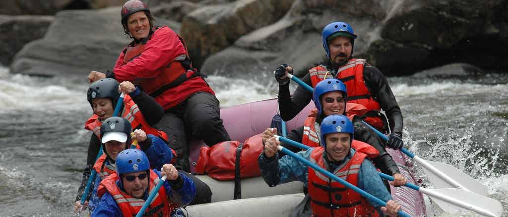 RAFTING RAFTing Rafting, the third most popular type of paddlesport, has the most casual participants. More than 43 percent of participants only go rafting once per year.