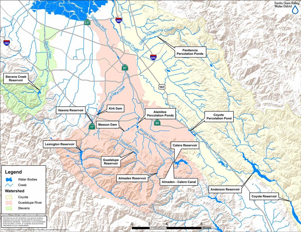 PROJECT OVERVIEW DOCUMENTS A Settlement Agreement Regarding Water Rights of the Santa Clara Valley Water District on Coyote, Guadalupe, and Stevens Creek B Fish Habitat Restoration Plan: Stevens