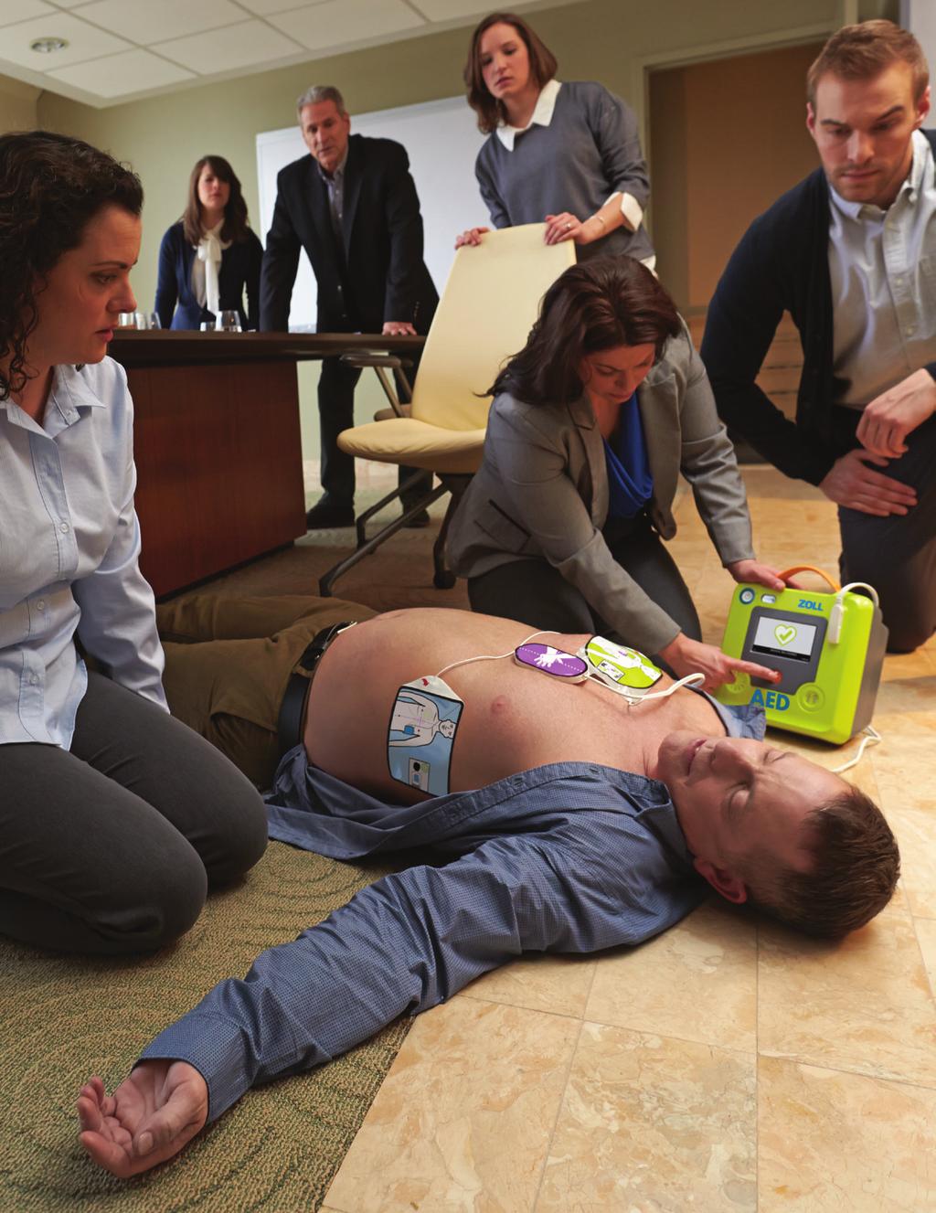 Research has shown ZOLL defibrillators equipped with Real CPR Help - providing real-time feedback for depth and rate of chest