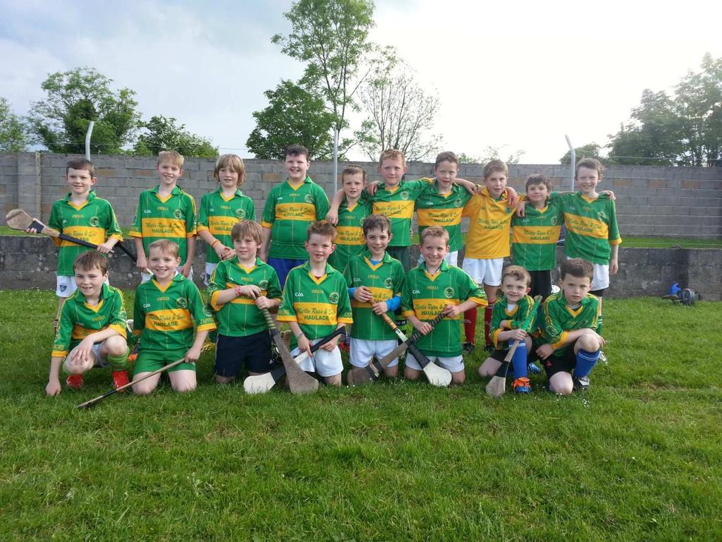 Under 10 (Con Hayes, JP Hartigan, PJ Ryan) The U10s had a very good year in 2014. The team played in a number of blitzes and challenge games, and did well in all games.