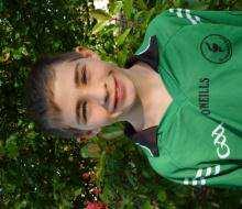 My hobbies are football and hurling. My wish is to play with the Cork Senior Football team.