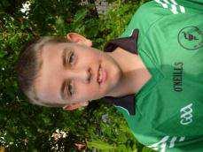 I play Gaelic and hurling for Douglas. I play half forward for the school team.