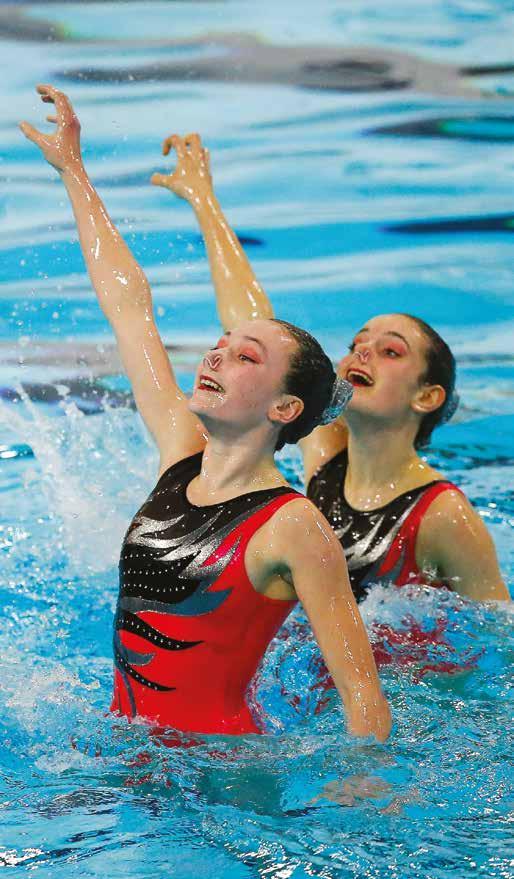 Rogan Thomson/SWpix Synchronised swimming The South East leads synchro in GBR, historically through the clubs at Reading Royals and Rushmoor and the GBR training squad that was based at Aldershot.