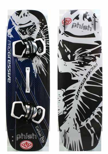Basic pads straps and fins are offered with this model. Phish 3D Pro Carbon Freeride beginner/advanced Sizes: 147, 141, 138 This a smooth freeride board designed for all conditions in mind.