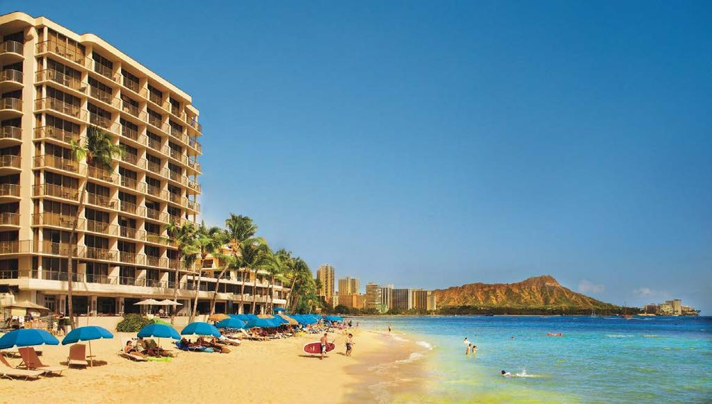 Then relax by the pool with a cocktail or on the sands of famous Waikiki Beach directly in front of your hotel.
