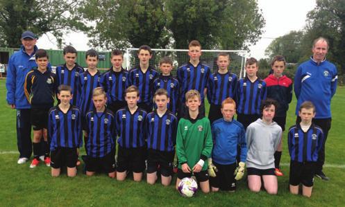 U14 playing entertaining football again this season The Craughwell United U14 boys who drew 4-4 with Bearna Na Forbacha in their Premier League clash in October.