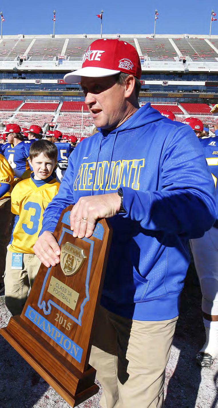 Q&A with Bulldogs coach Steve Smith Coach Steve Smith has led the Piedmont Bulldogs for 10 years, bringing the team two state championships and shaping its players as athletes, students, and people.
