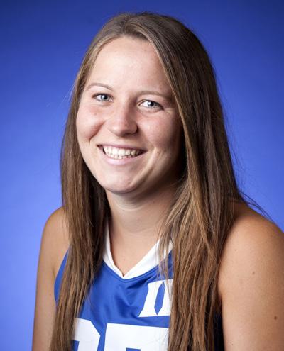 .. Registered her first collegiate point with an assist against Radford (Sept. 22)... Scored her first goal in Duke s 6-1 NCAA first round victory over New Hampshire (Nov. 16).