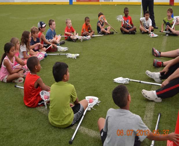 LACROSSE CLINIC 1st through 6th graders Boys and Girls Program teaches passing, catching, ground balls, ball control, shooting and non contact drills. *Helmets and pads are not required.