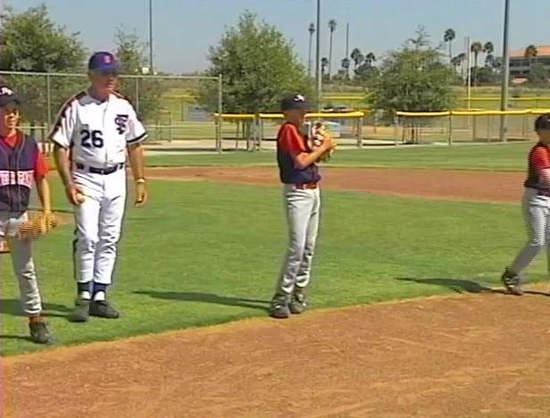 Infielders -Back of the Glove Drill 10 Group your infielders into pairs and set them up, facing each other, around 10-15 feet apart.