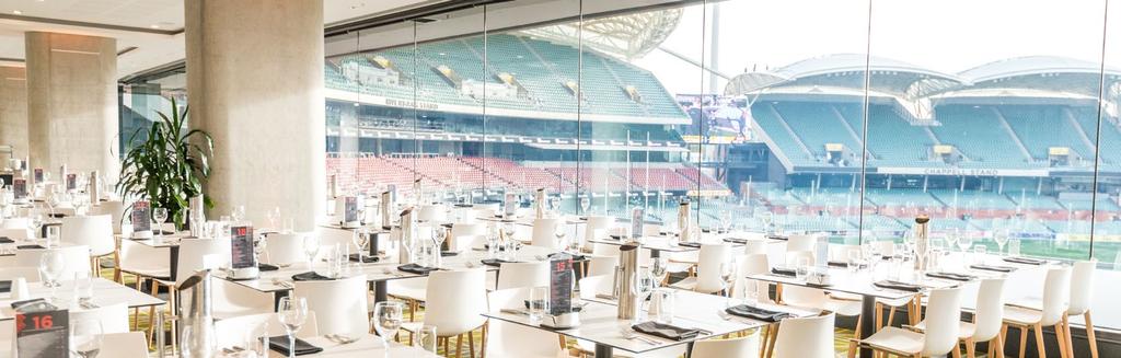 JOHN HALBERT ROOM AUDI STADIUM CLUB The Audi Stadium Club, the first of its kind in South Australia, provides exclusive and fully transferable access all year round.