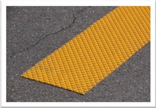 Tape Pavement Markings Primary Uses: Longitudinal Centerlines on Concrete Advantages: Expected Service Life - 7 to 8 Years Wet