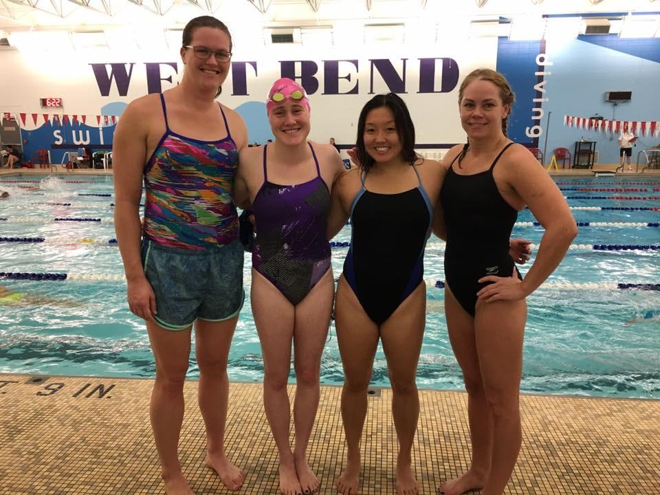 All relay distances were available to swim, so this was a good opportunity to make a mark on the record books. There were 40 individual records broken, and 10 relay records.