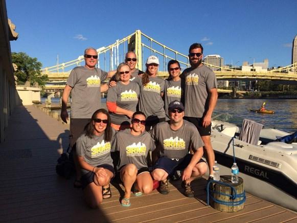 Three Rivers Marathon Alumni Relay by Melodee Nugent I had the fortune to swim again in the Three Rivers (Ohio, Monongahela and Allegheny) in Pittsburgh on September 24 th, 2016.