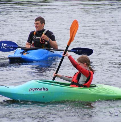 Paddle sports Kayaking/canoeing (teaching ratio 1 instructor to 8 pupils) Come and try sessions Come and try sessions have been developed to give the novice a taste of the thrills and skills