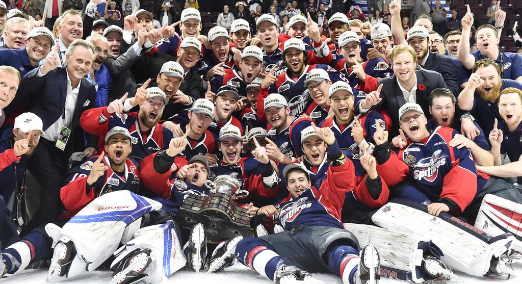 The Memorial Cup WINDSOR SPITFIRES 7 MASTERCARD MEMORIAL CUP CHAMPIONS The Memorial Cup, which has been in competition since 99, was presented in commemoration of the many great Canadian hockey