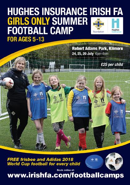 footba s ll for ev 2018 ery child www.irish fa.com/d Book onlin Participan e at: isabilityfo ts must be able to wa otballcam lk unaide d.