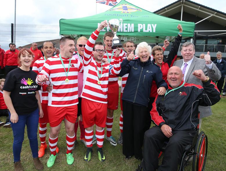 Wrexham Football club won Ability Level 4 beating Jersey on the way to Cup success. Ability 3 was won by English Club Oadby and Wigston defeating local side Glentoran B in a close final.