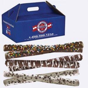 You know you want one... Support the FMS Cheerleaders by purchasing chocolate covered pretzel rods for $1.