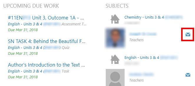 Viewing your son s due work From the Ollie front page, scroll down to the My Students section of Ollie and click the Due Work icon beneath the name of your son.