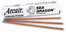 Electrodes Sea Dragon Cutting Electrodes 42-075-005 The New Sea Dragon Underwater exothermic cutting rods will burn most materials and can be used like any other oxygen-arc cutting electrodes.