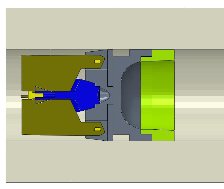 Retention Plug Assembly Fin Shaft Gun Tube Retention Plug Assembly Fin