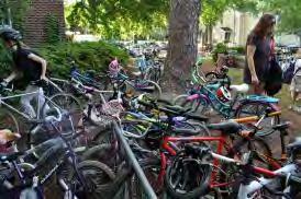 The Problem: CEMA doesn t have adequate bike parking & no where to put a bike rack.