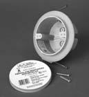 Vapor Seal: Forms Energy Efficient Vapor Seal 4 Diameter Round Outlet 9350-16KV Cu. In. Catalog Component Outside Dimensions Fan Fixture UPC# Std. Std. Pkg.