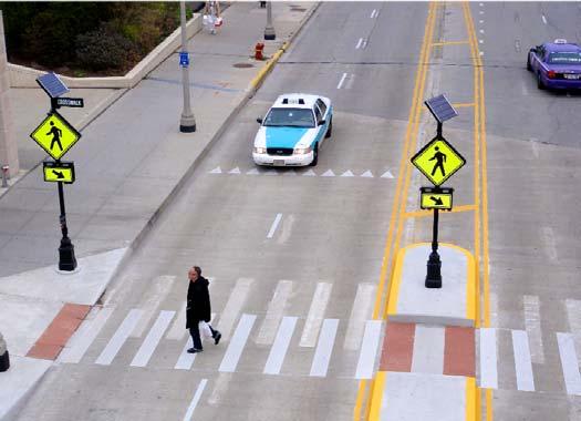 All intersections are legal crosswalks, whether marked on unmarked. Florida Statutes 316.