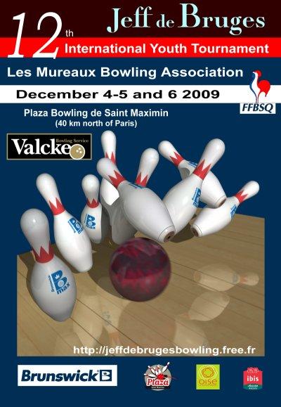 Der Bowling player, The organizing committee of the International Individual Youth Tournament Jeff de Bruges is honored to be able to invite you at her 12 th edition that will be played on December