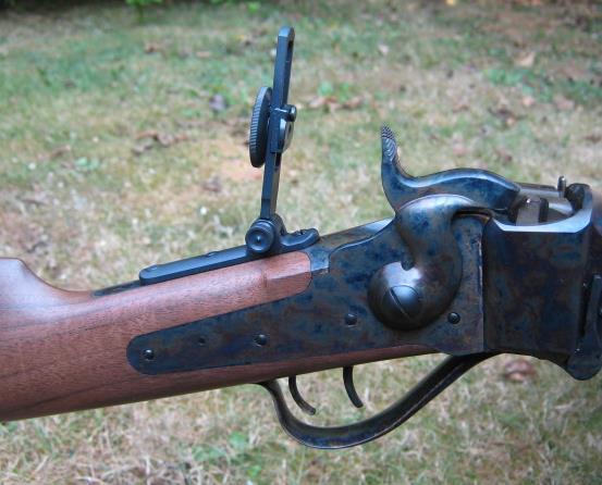 Heilman Sporting Tang Sight by Mike Nesbitt After I asked Ron Heilman to make a good sporting tang sight or two for a couple of Model 1874 Sharps rifles that were coming my way, he jumped at the