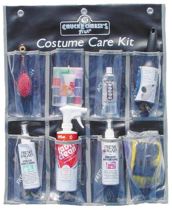 COSTUME CARE Costume Area Organization A room or area in your store should be set aside for all the costume character parts, and have plenty of room for putting on and taking off the costume.