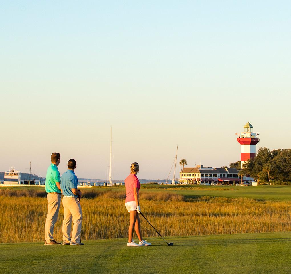 scenery Hilton Head Island is the perfect place to tee off for the first time.
