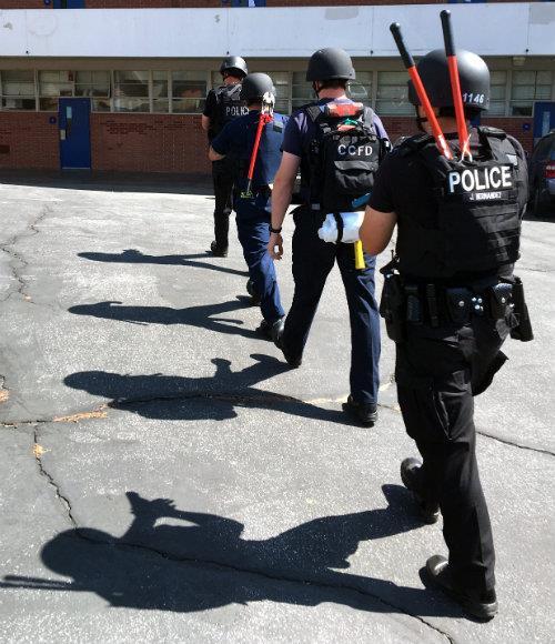 Active Shooter Training The Culver City Fire Department participated in active