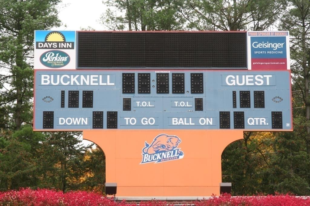 CHRISTY MATHEWSON-MEMORIAL STADIUM SIGNAGE OPPORTUNITIES One (1) main scoreboard sign to be displayed at all Bucknell
