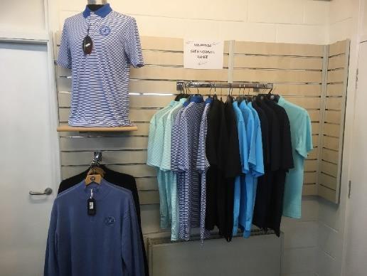 Also new this term is something for the Ladies, check out our Surprise Shop Wall which has a selection of accessories including Ball Markers, hats and socks.