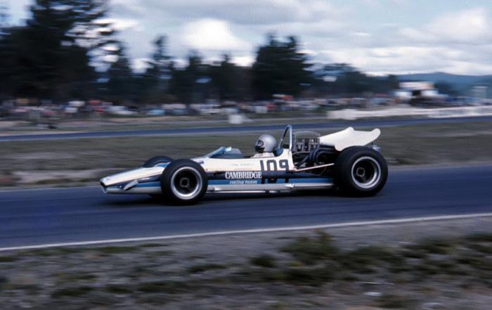 1970 - Frank Radisich, ex Graham McRae McLaren M10A 300-06 Chev V8 Bay Park 28 Dec 70 - photo Gary Simkin Tasman Cup 1971 The first round of the 1971 Tasman Cup was held at Levin on 2 nd January 1971.