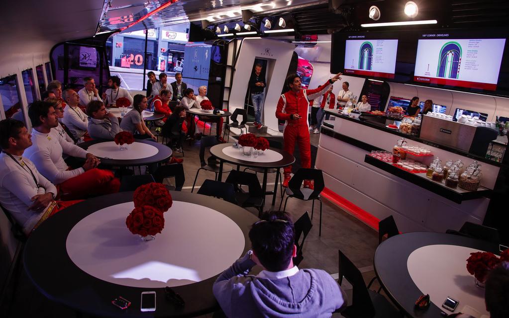 PASSIONE FERRARI C L U B C H A L L E N G E H O S P I T A L I T Y Located in the heart of the paddock the new Passione Ferrari Club Challenge hospitality allows you to relax when not driving and for