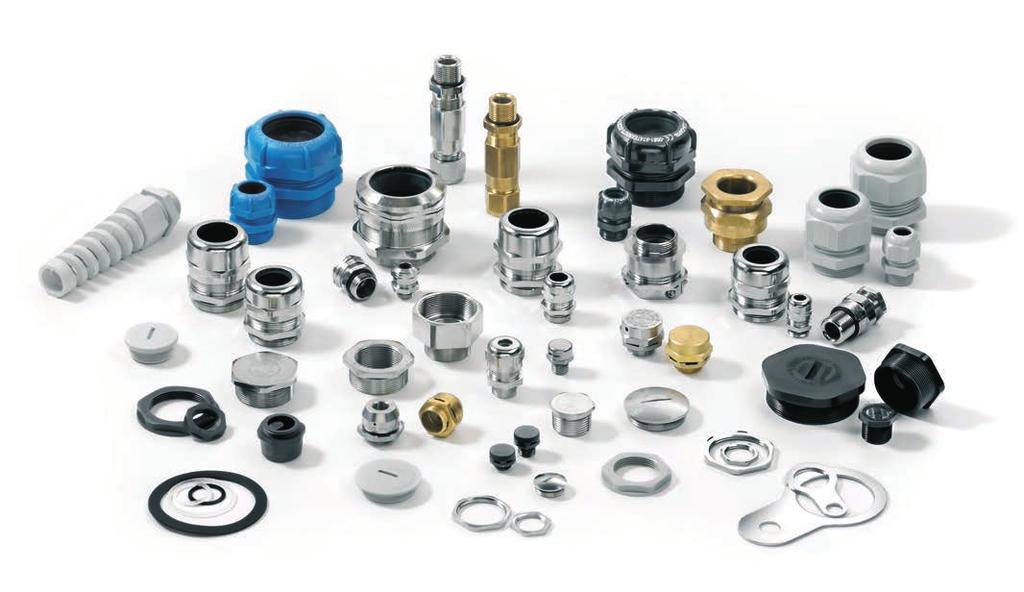 Introduction In this section of the catalogue, we offer a selected range of cable glands for heavy-duty connectors. Our complete product range is listed in our Enclosure and Cable Entry Catalogue.