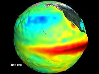 Explore and Explain El Niño Normal Figure 1. The Impact of El Niño on Ocean Temperature.