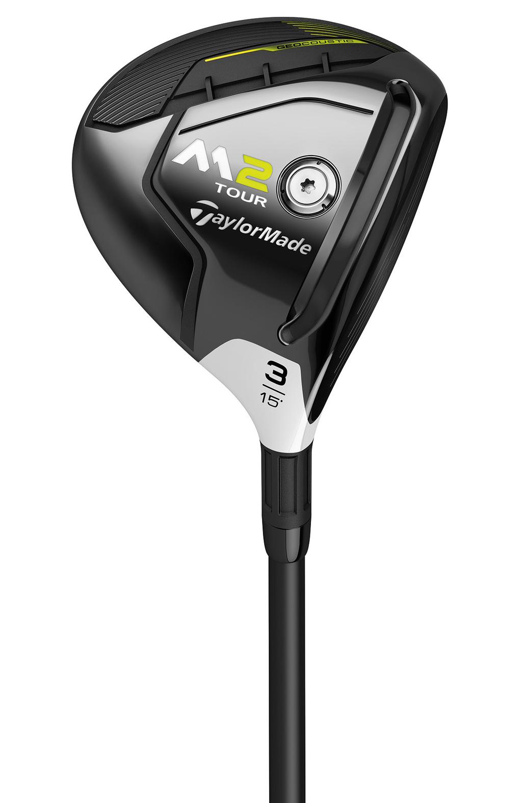 TOUR FAIRWAY M2 HORSEPOWER IN A COMPACT SHAPE Multi-material construction for low CG 6-layer carbon crown, 450 stainless steel body, and 455