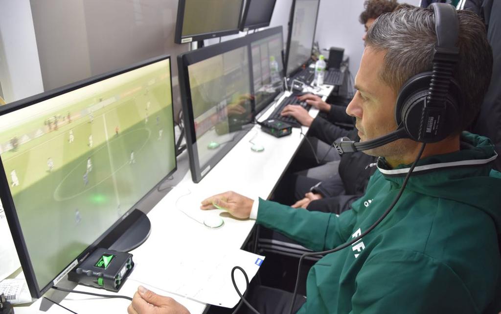 VIDEO REPLAY TECHNOLOGY 04 The 2018 FIFA World Cup in Russia will be the first to feature video assistant referees, with thirteen officials selected specifically for the job.