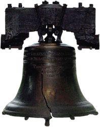 2013 NO_PAThe Liberty Liberty Bell By ReadWo rks Bell Have you seen the Liberty Bell? It is a symbol of America. It is a very big bell. The bell was made in 1753. It was rung to call people together.