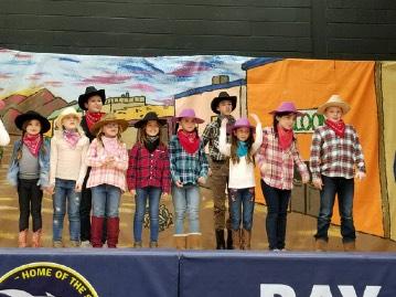 Everyday after school they would practice for 2 hours to prepare for opening night at the end of the week. This year the students performed The Pied Piper s Wild West Show.