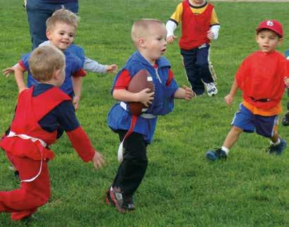 CHILDREN S PROGRAMS PE Mix (Ages 3-4) PE Mix is a 5 week program that will introduce children to variety of sports and activities such as flag football, soccer, basketball and individual sports.