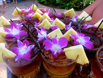 When you first enter the Old Lahaina Luau you ll receive a fragrant lei, as well as a tropical welcome drink before being shown to your seats.