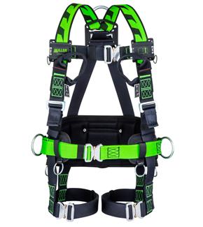 Europe / Africa PRODUCT NUMBER: 1033537 Miller H-Design BodyFit auto 2LO Size 2 Miller H-Design BodyFit harness with 2 sternal webbing loops and automatic buckles on chest and legs straps and