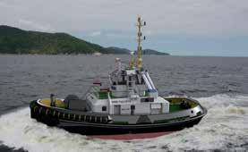 0 kn rsd tug 2210 Power (bkw) 3,000 Bollard pull (t) 50 10 30 Length (m) damen Reversed stern drive tugs With all the experience of Damen as compact ASD Tug builder, Damen has developed the ultimate