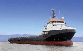 2 m depth at sides 7.5 m deadweight 3,300 t 13.6 kn deck area 720 m² Platform supply vessel 7216 71.