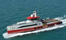 12 Speed (kn) 25 deck area (m²) 60 industrial pers. 12 Speed (kn) 25 deck area (m²) 22 industrial pers. 45 Speed (kn) 35 deck area (m²) 14 industrial pers.